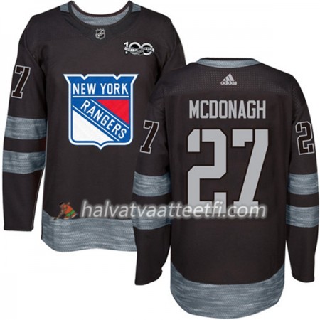 Miesten NHL New York Rangers Pelipaita Ryan McDonagh 27 1917-2017 100th Anniversary Adidas Musta Authentic Miesten NHL New York Rangers Pelipaita Ryan McDonagh 27 1917-2017 100th Anniversary Adidas Musta Authentic